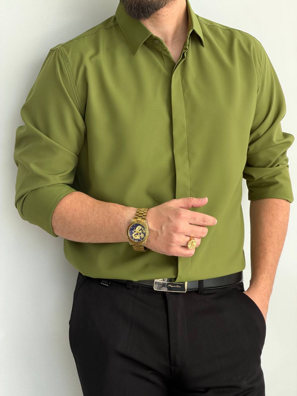 پیراهن دوشین آستین بلند مردانه